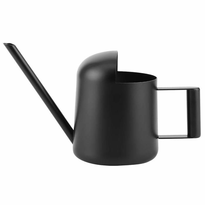 Arrosoir - AIMOONSA - 300 ML - Acier inoxydable - Noir - Bec long (Intérieur/Extérieur)