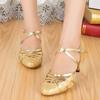 Elegant New Fashion Lady Latin Bling Sandals With Low Heel For Ballroom Dancing