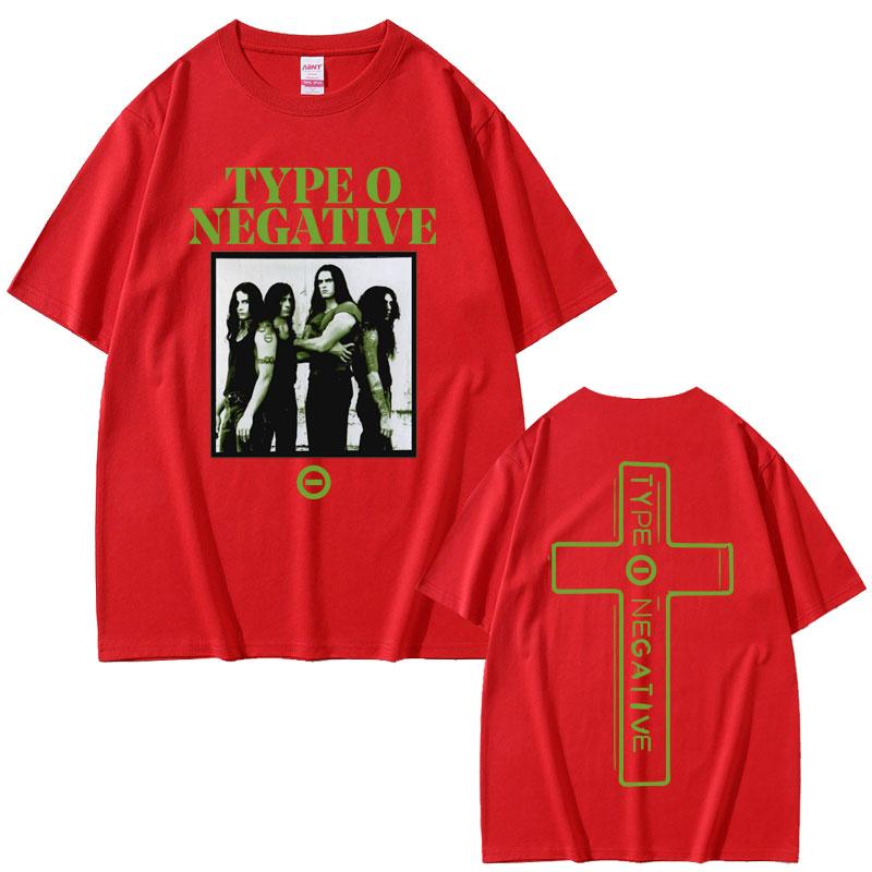 

Rock Band Type O Negative Double Sided Print Tshirts Unisex Women Vintage Gothic Oversized Tops T Shirt Unisexs 100 Cotton Tshirt S