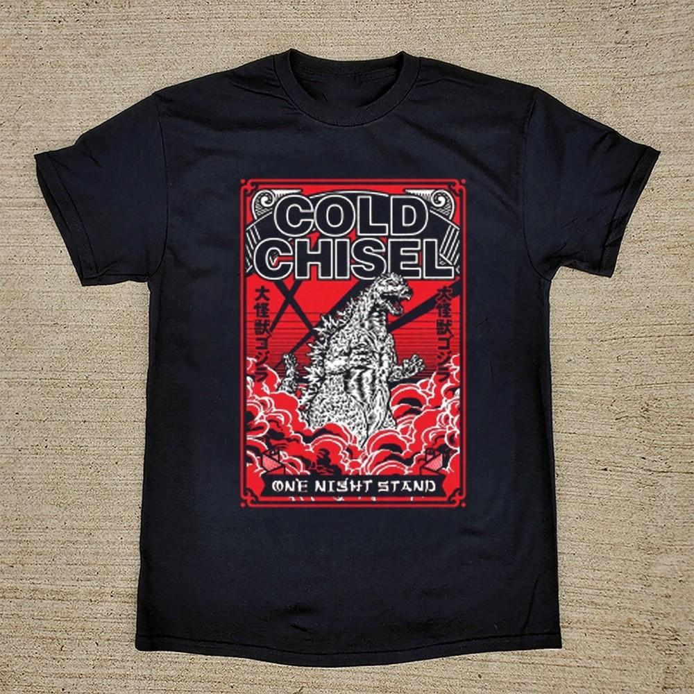 

Rare Cold Chisel Band Poster Tour T Shirt Black All Size CM202 Unisex T-Shirt L