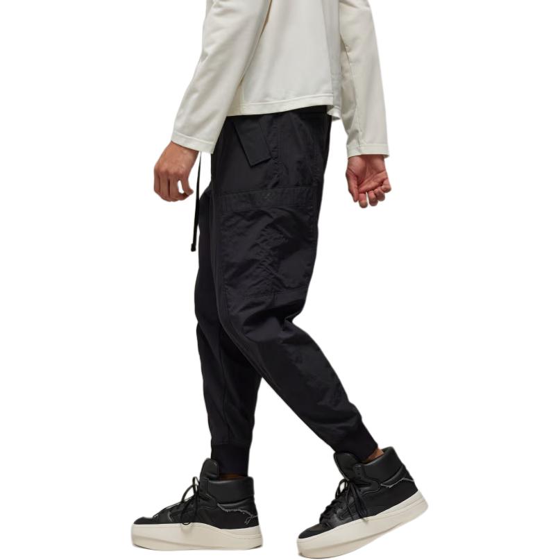 Y-3 Solid Color Loose Fit Jogger Pants Men Bottoms Black IN8757