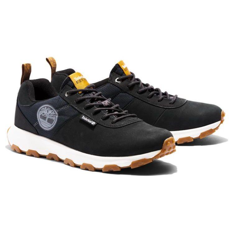 Timberland Winsor Trail Slip Resistant Durable Low Top Sports Casual Shoes Men Sneakers Black Brown A5TKV