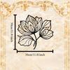 1pc Modern Petunia Metal Wall Art Outdoor Garden Statue Mural Living Room Decor New Year Gift for Flower Lovers