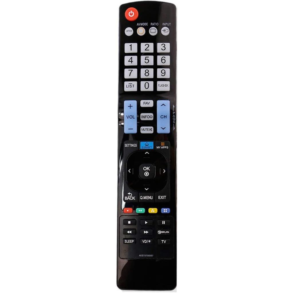 New AKB73756567 Remote Control Replaced for LG TVs Model #: AGF76692626