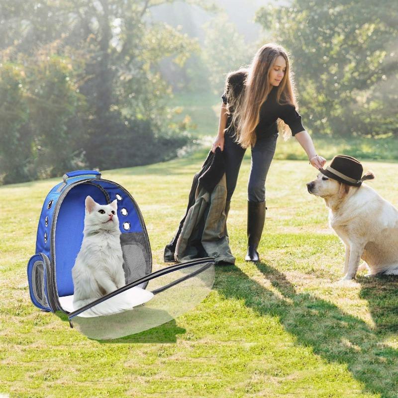 Backpack Carrier/Bubble Carrying Bag for Small Medium Dogs Cats, Space Capsule Pet Carrier for