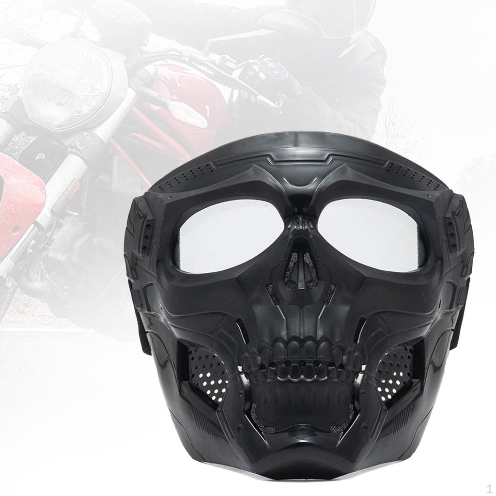 Skull Goggles Protective Full Face Mask for Riding Skiing Snowing Party
