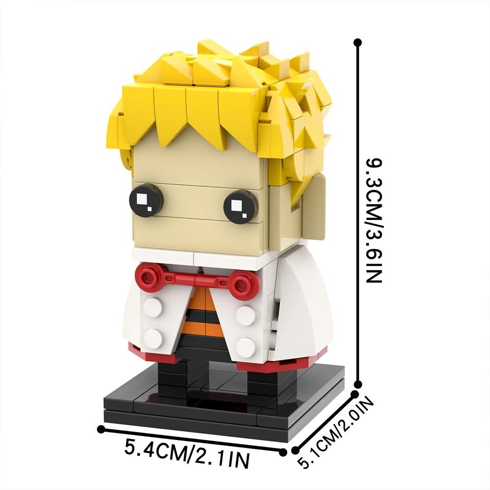 MOOXI Anime Cartoons MOC Bricks Set Compatible BrickHeadsed Building Blocks Parts Kids Education Toys For Children Birthday Gift