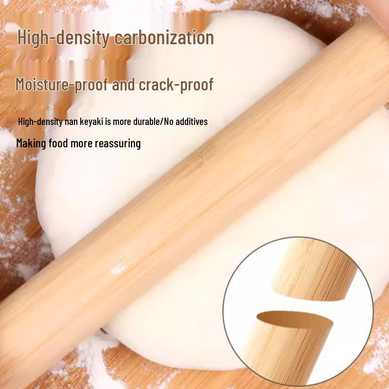 MEIJINJIA Beech Wood Rolling Pin