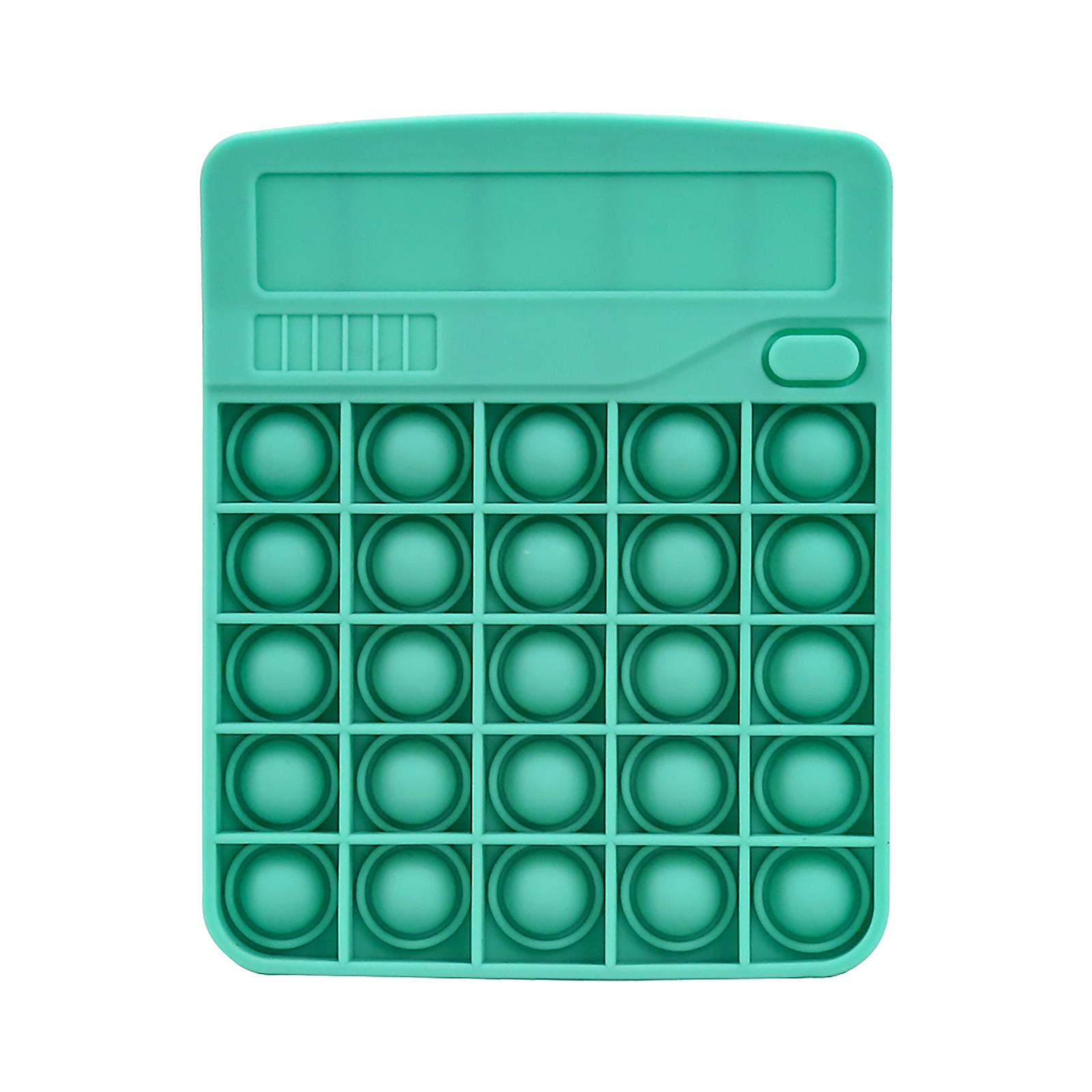 

Calculator Shaped Pop It Fidget Toy Sensory Stress Relief Silicone Puzzle Game for Kids and Adults Durable and Reusable