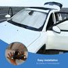 Car Front Windshield Sunshade Window Shade Foldable Sun Visor Cover Fit For Jeep Compass 2017 Up Car Interior Accessories,1 pc