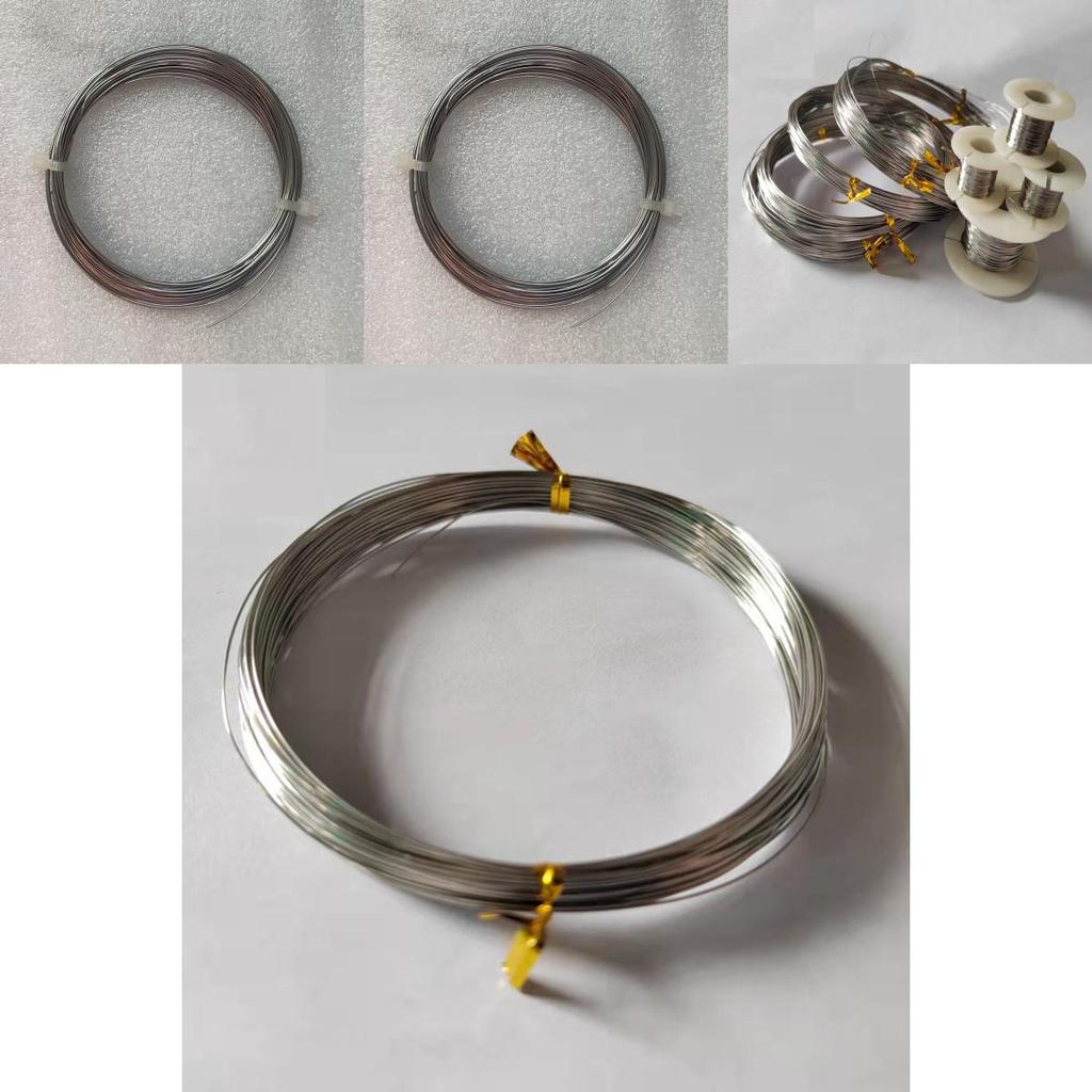 10 metrów drutu ze stali nierdzewnej 0,3 do 0,5 mm do obróbki metali i projektów elektrycznych