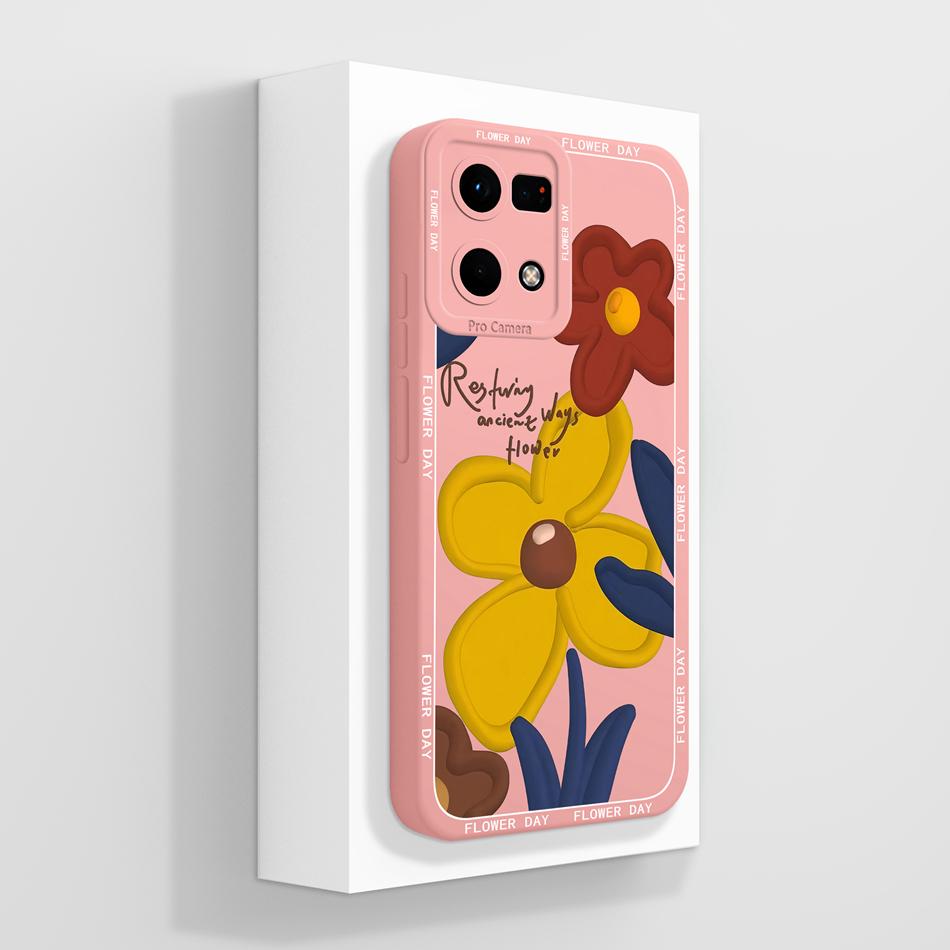 Cute Panda Case For Oppo Reno 7 Pro 7Z 7Lite Phone Cover Soft Liquid Silicone Anti Drop Back Covers For Oppo Reno7 4G 5G Housing