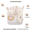 Gbee Organic Cotton Baby Rattle - Newborn Soothing Toy 0-1 Year