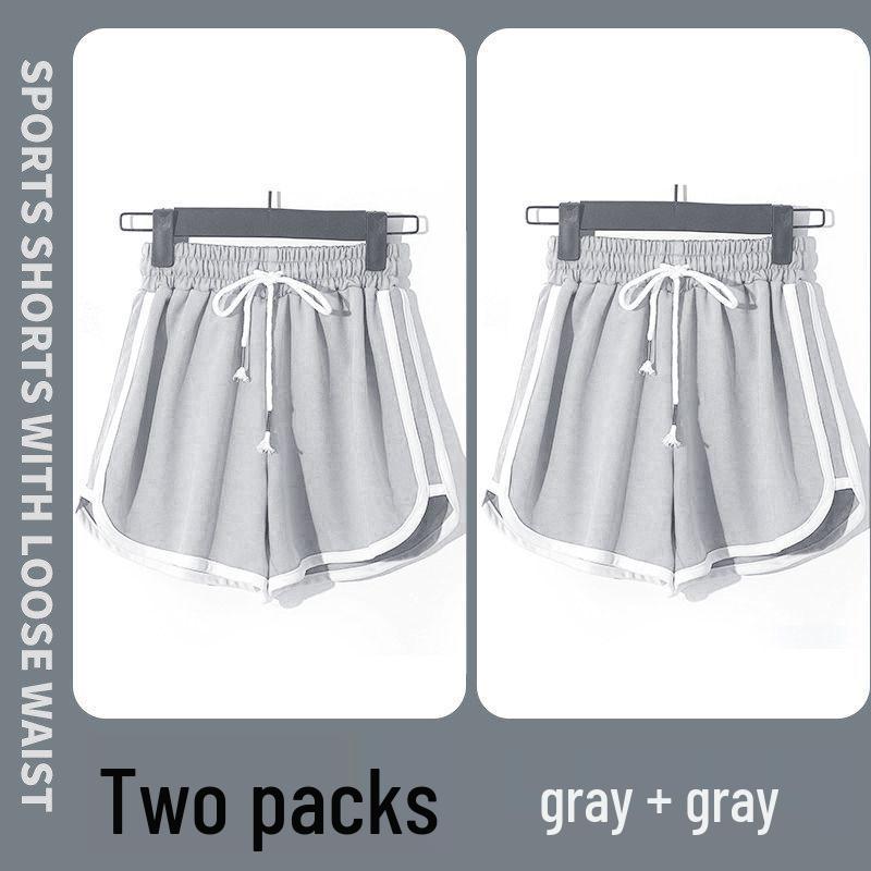 Plus Size Women’s Quick Dry Summer Running Shorts - High Waist, Loose, Trendy Wide-Leg for Yoga and Casual Wear