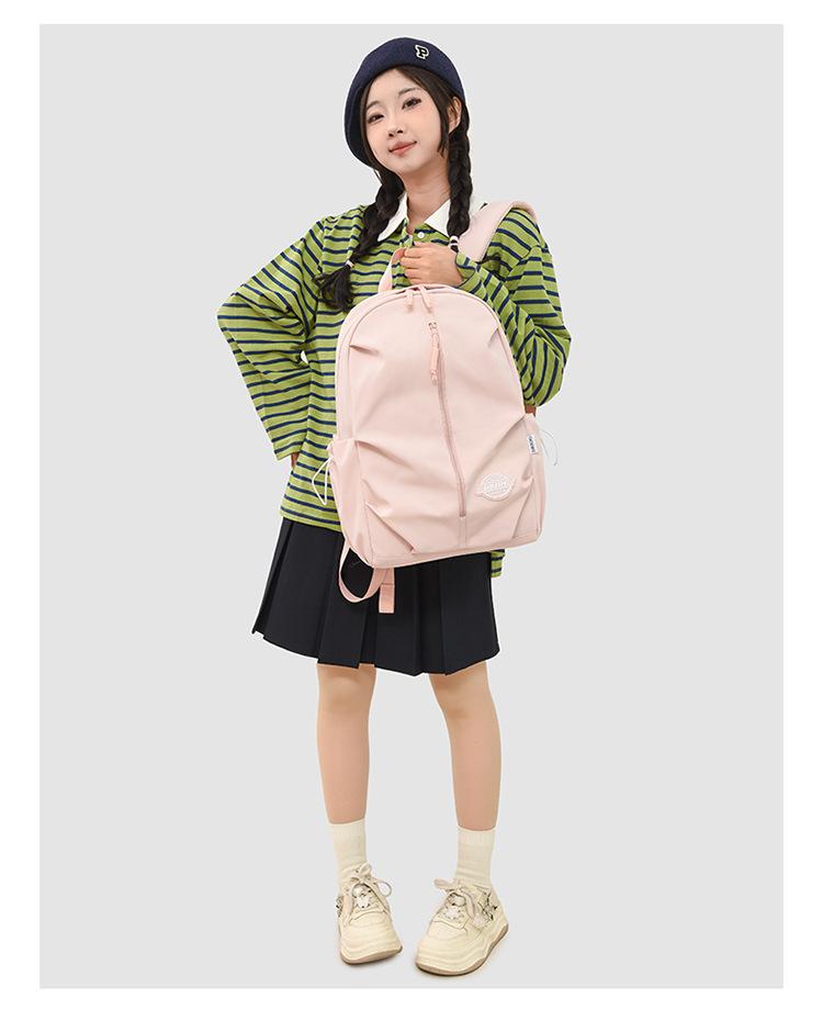 Schoolbag backpack new casual computer bag fashionable and simple middle school student schoolbag female tide brand large-capacity bag