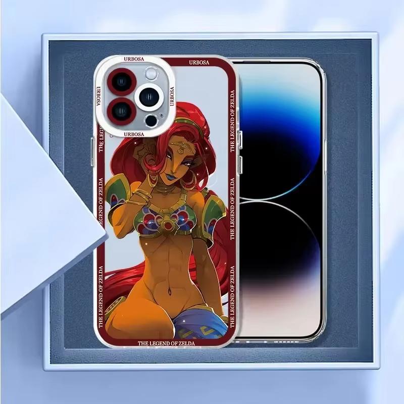 Game The Legend of Zeldas Phone Case For iPhone 16 15 14 13 12 11 Pro Max XS X XR 7 8 SE Link Mipha Cover