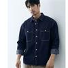 2026 Spring Autumn Men Slim Fit Denim Shirts Men Casual Solid Color Shirts Male Long Sleeve Jeans Shirt Fashion Cowboy Shirt