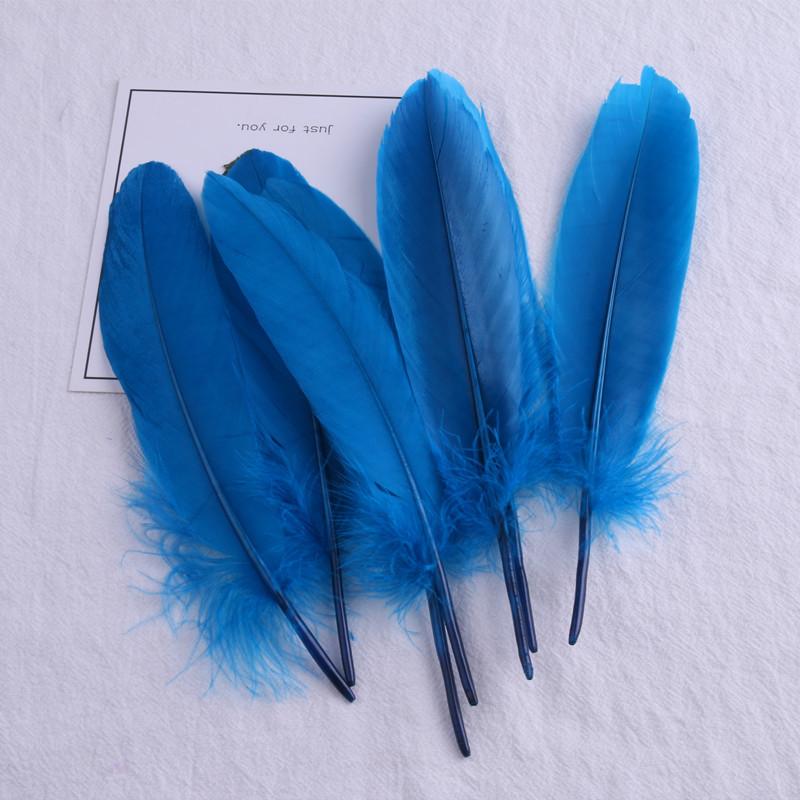 50Pcs28 Color Diy Feather Hard Big Floating Feather Wedding Dress Children Handmade Decoration Materials
