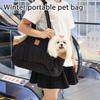 Winter Warm Plush Cat Bag Pet Crossbody Shoulder Bag Bag Outdoor Pet Carrier Supplies Cat Travel Sling Carrying Portable Pu P5V0