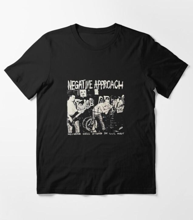 Negative approach t-shirt, nothing will stand in our way, punk rock band shirt S