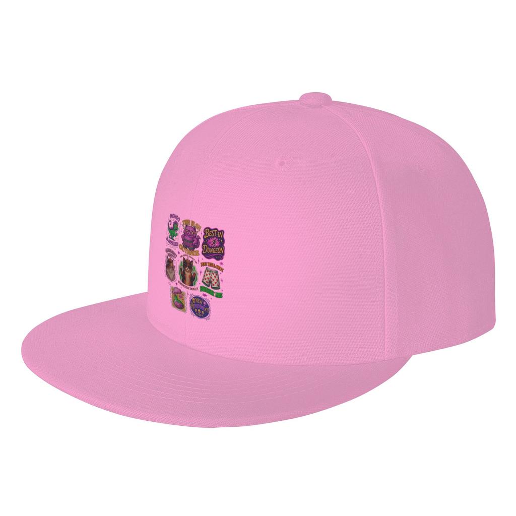 Fashion Book Vintage Dungeon Crawler Carl Flat Brim Sun Hat  Baseball Cap Womens Caps