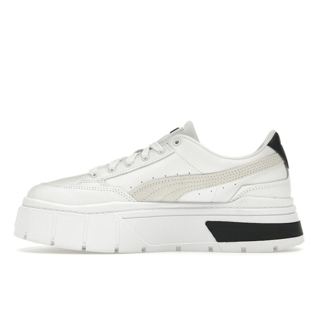 Puma Mayze Stack White Vaporous Grey Women Sneakers 384363-01