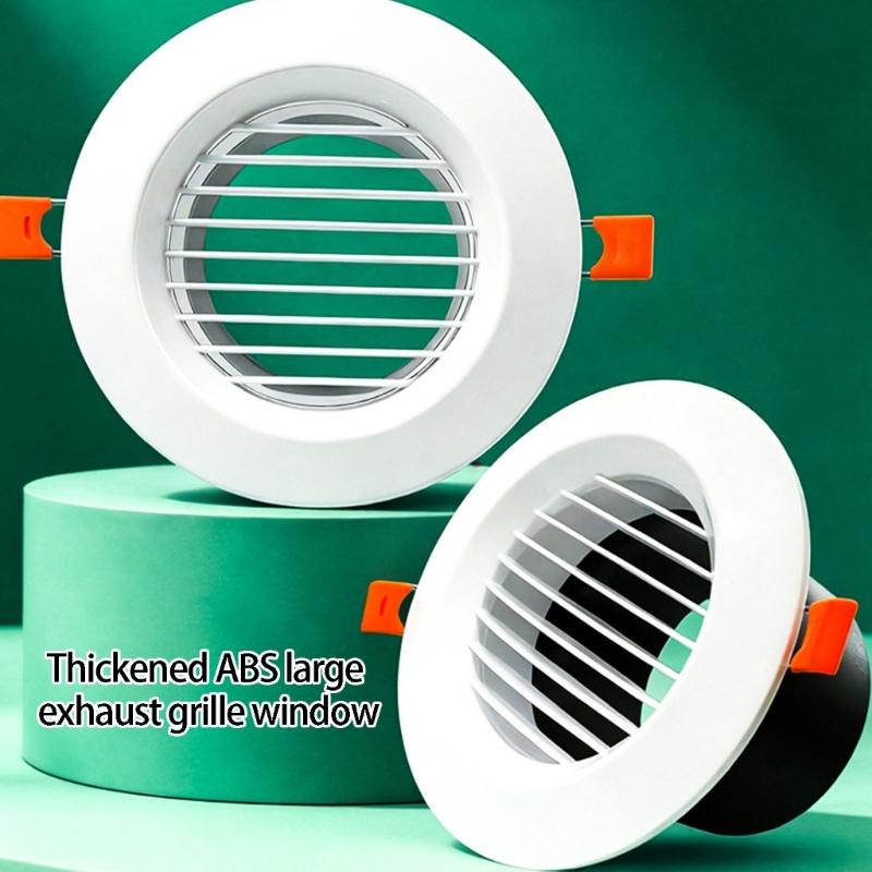 Circular Air Outlet Cover For Exhaust System 100mm Size acrylonitrile Adjustable And Flexible