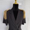 Epaulet Tassel Chain Shoulder Board Brooch Star Shoulder Flash Classical Epaulette  Party