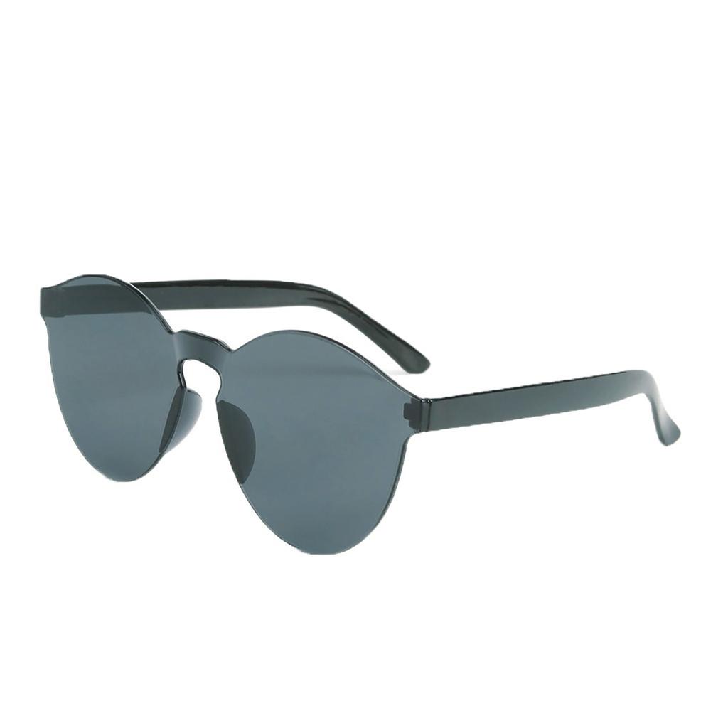 Frameless Transparent Glasses Europe And America Candy Color Couple Sunglasses