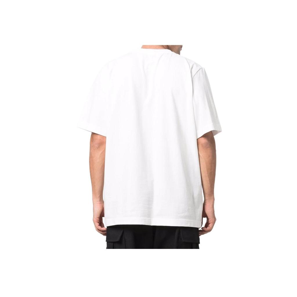 Y-3 SS22 Solid Color Short Sleeve Crew Neck T-Shirt Men Tops White HG6092