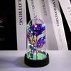 Acrylic Dome Decorative Lamp Decorative Fairy Lights Night Light Preserved Rose Lamp Holographic For Dresser Christmas