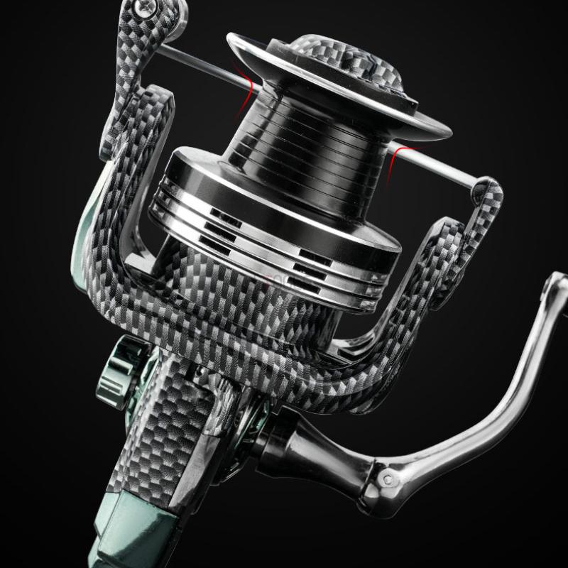 Upgraded Long-distance Casting Anchor Fishing Reel Snake-shaped All Metal Fishing Wheel 4.0:1/5.2:1 Cast Wheel Anchor Fish Spinning Wheel Lure Reel