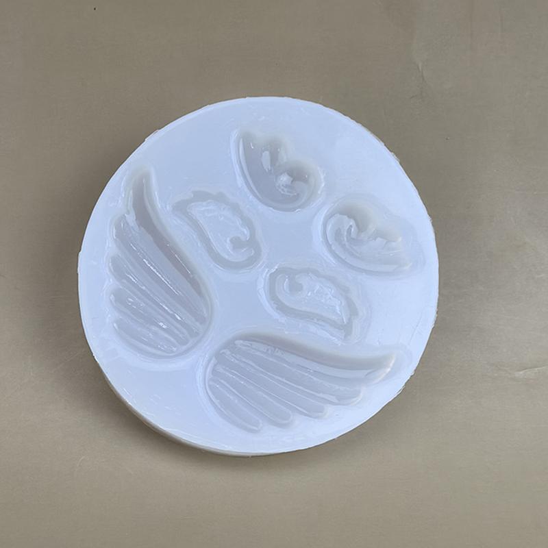 

1 шт. Силіконова 3D форма-крило Форма Мистецтво Ремесло Різьблення Глина Кераміка Ручні Інструменти для Глини Для DIY Торта Шоколаду Десерту Форма 1