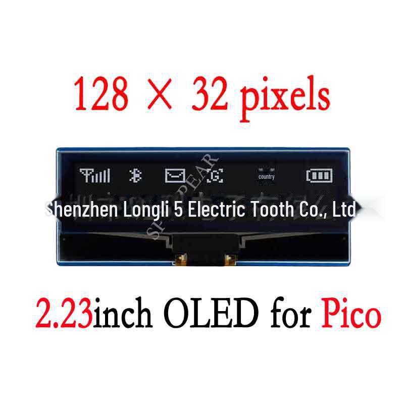

Модуль OLED-дисплея Raspberry Pi Pico 2,23 дюйма, 128x32 пікселів Waveshare