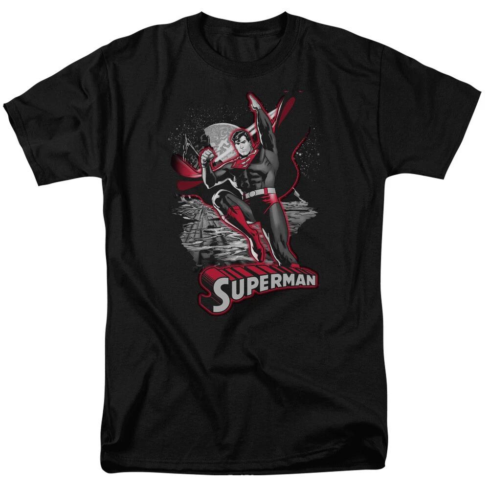 Superman  Red & Gray  T-Shirt - Regular or Tank - to 6X 2XL