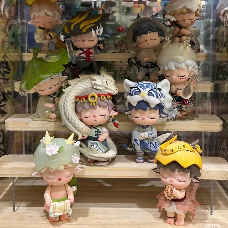 Mimi Leisurely Immortal Series Blind Box Cute Handmade Action Figure Mystery Box Model Toys Girl Birthday Gift Desktop Ornament