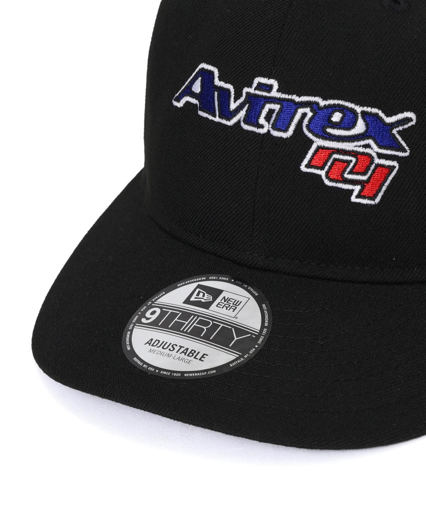 AVIREX x NEWERA 50th Anniversary GOALERS LOGO CAP F 010 9THIRTY, Men's Black, 783-5974003