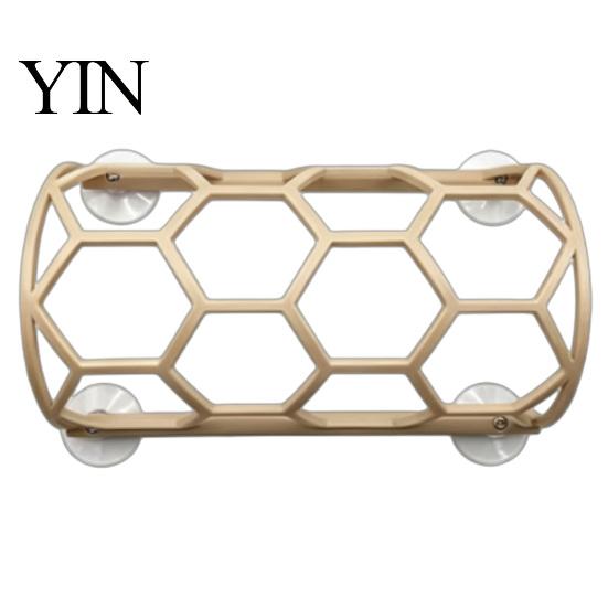 3D Printed Pet Habitat Reptile Honeycomb Climbing Shelf, Suction Cup Snake Tunnel Hide, Rest Platform Glass Tank Space for Ball Python, Lizard,
