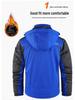 Men's Plus Size Winter Down Jacket and Pants: Fleece-Lined, Thick, Windproof, Waterproof Mountaineering Suit.