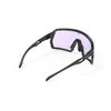RUDYPROJECT Kelion Black Gloss ImpactX 2 Photochromic Laser Purple Lens 144mm Sunglasses, Frame, Lens, SP857542-0000, Width