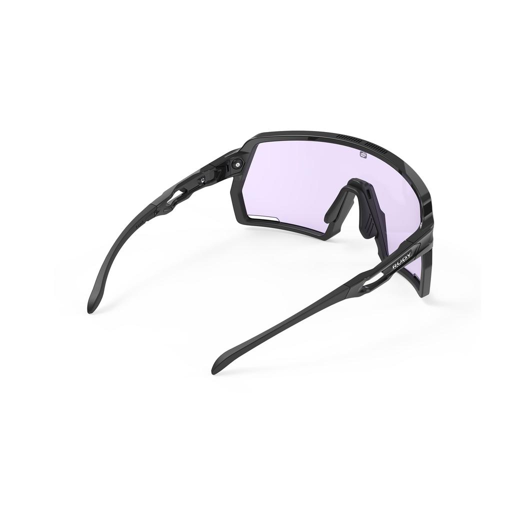 RUDYPROJECT Kelion Black Gloss ImpactX 2 Photochromic Laser Purple Lens 144mm Sunglasses, Frame, Lens, SP857542-0000, Width