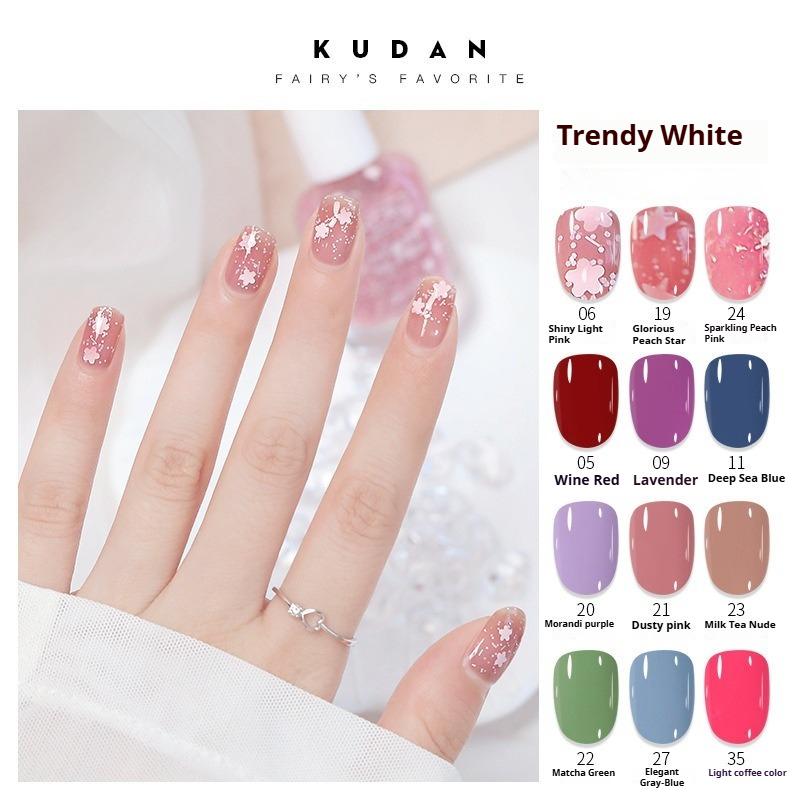 No-bake, Long-lasting Water-based Nail Polish, No Need for UV Curing, Peel-off, Quick-drying, and Fade-resistant.