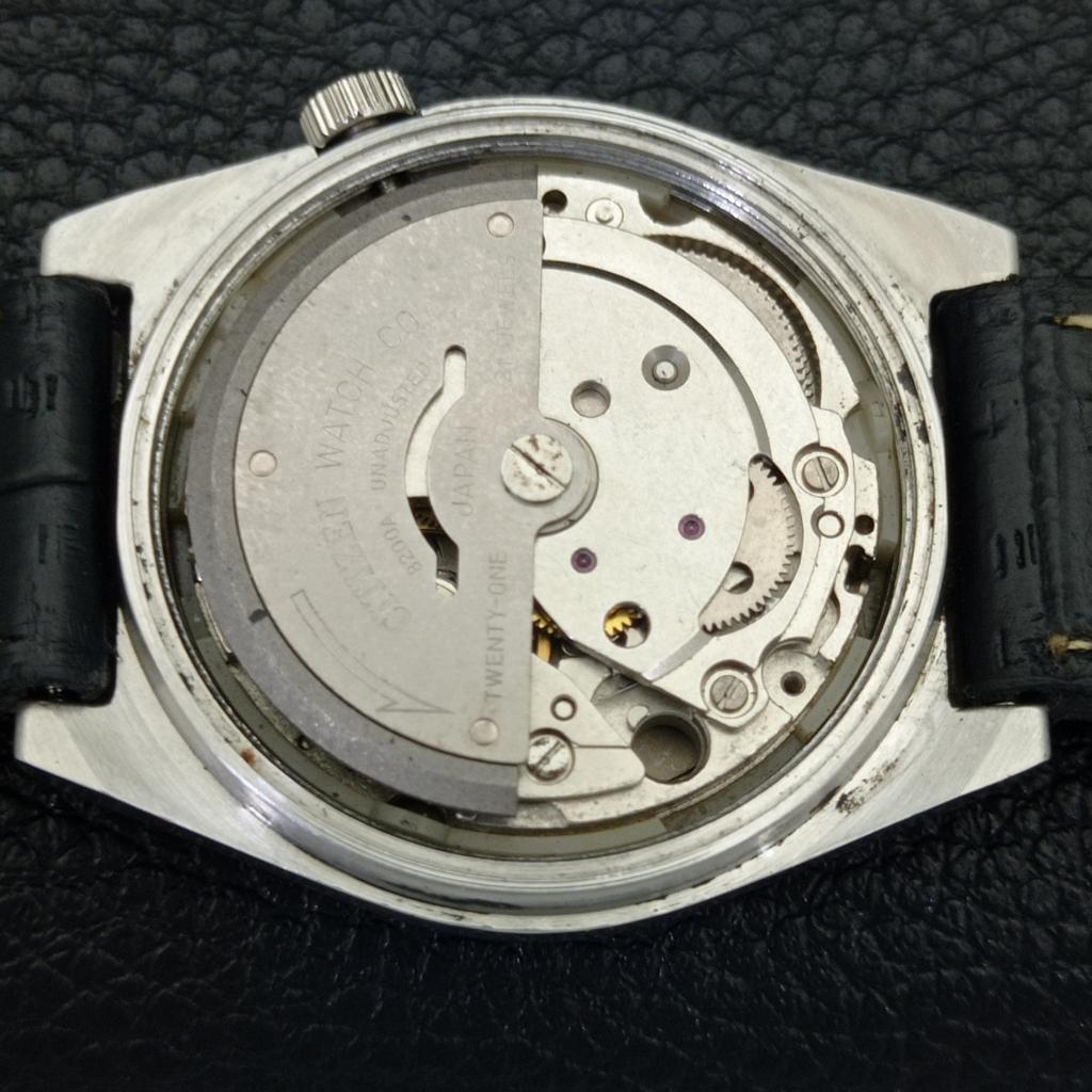 AUTOMATIC VINTAGE CITIZEN 8200 JAPAN MENS ORIGINAL DIAL WATCH a702149-5 R208-a702149