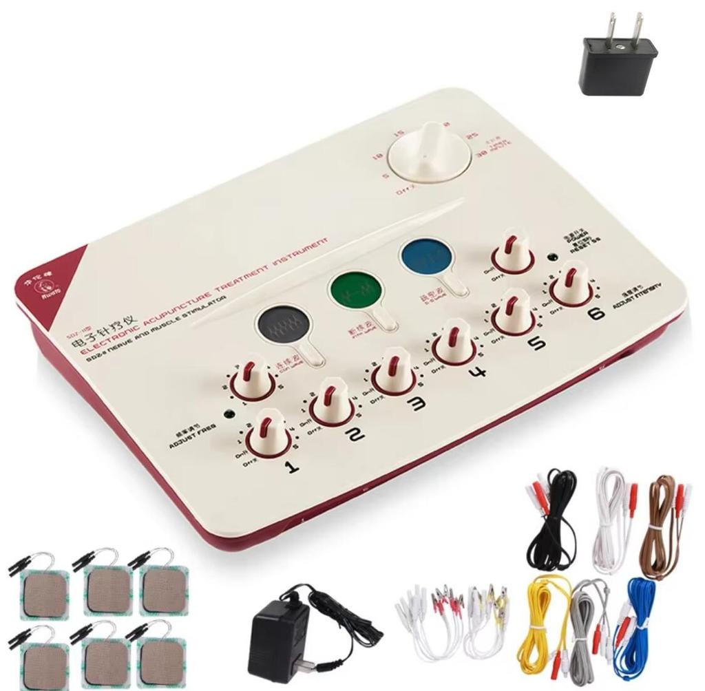 Elektroakupunktúra Akupunktúra a Moxibustia Prístroj Elektroliečba Pulz Fyzioterapia Prístroj EMS Stimulácia svalov