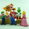 5-18Pcs/Set Super Mario Bros Pvc Action Figure Toys Dolls Model Set Luigi Yoshi Donkey Kong Mushroom  Holiday Gifts
