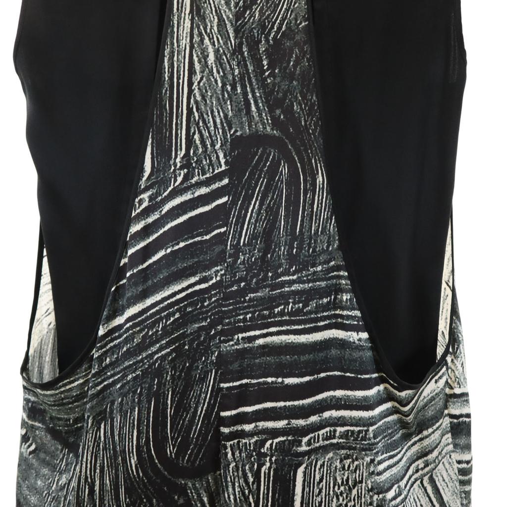 HELMUT LANG silk Overall handle No sleeve one piece S black Women Used