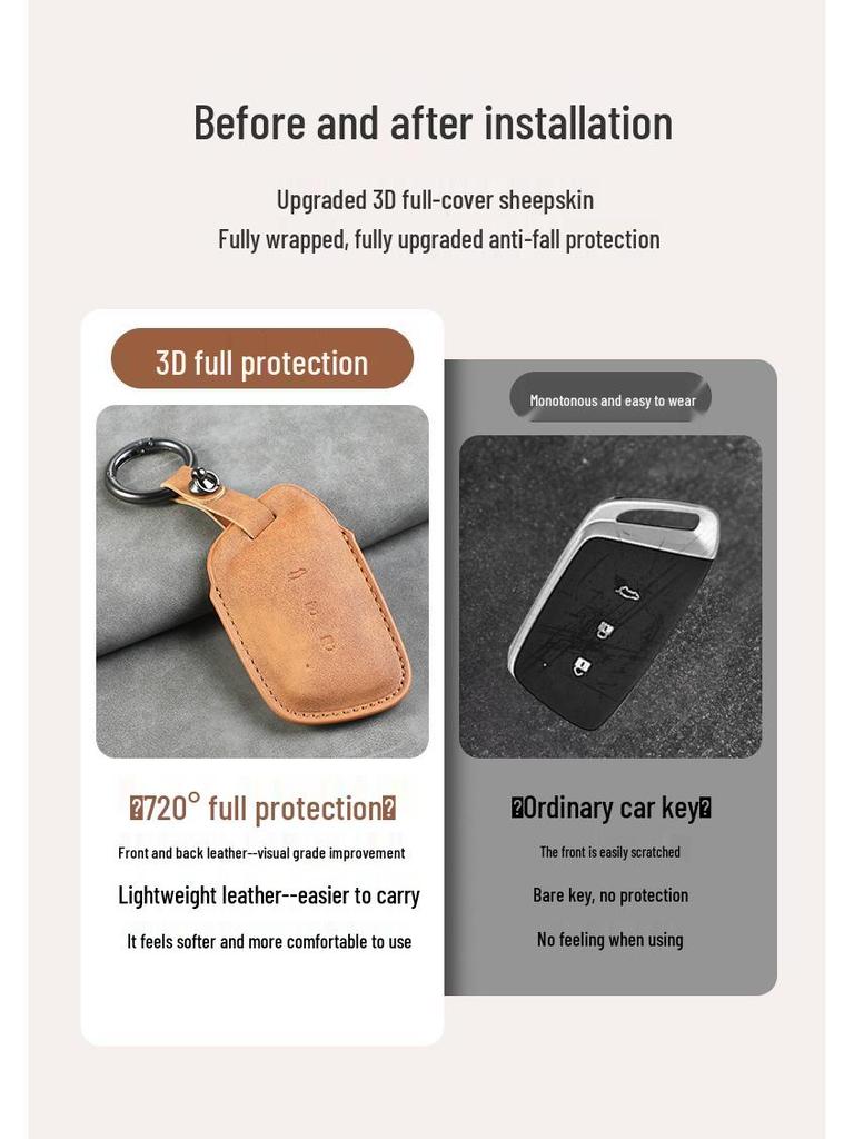 Baojun RM5 RC6 RS5 RS3 Metal Car Key Shell - Compatible Key Case