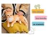 3D Cat Plush Toy Throw Pillow - Cute Stereo Cat Doll for Kids' Birthday Gift