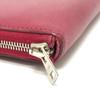 HERMES Azap Long Silk-In Long Wallet Wallet Long Wallet Epsom wine-red