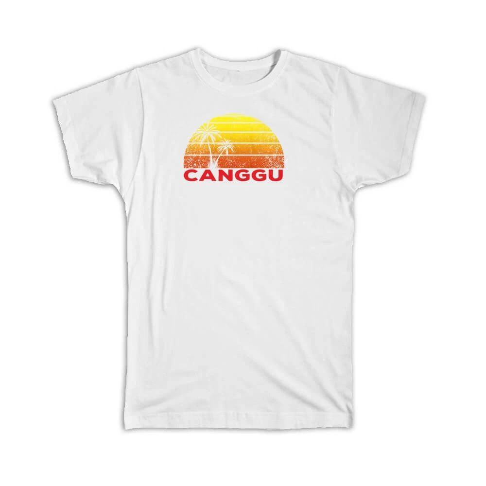 Gift T-Shirt : Bali Canggu Vintage Palm Indonesia 2XL